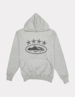 Corteiz 4Starz Alcatraz Hoodie Grey