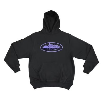 Corteiz hoodie || Corteiz Alcatraz Hoodie – Black/Purple