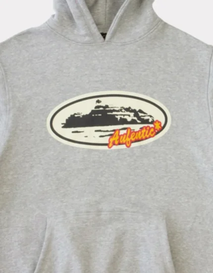 Corteiz Aufentic Hoodie Grey